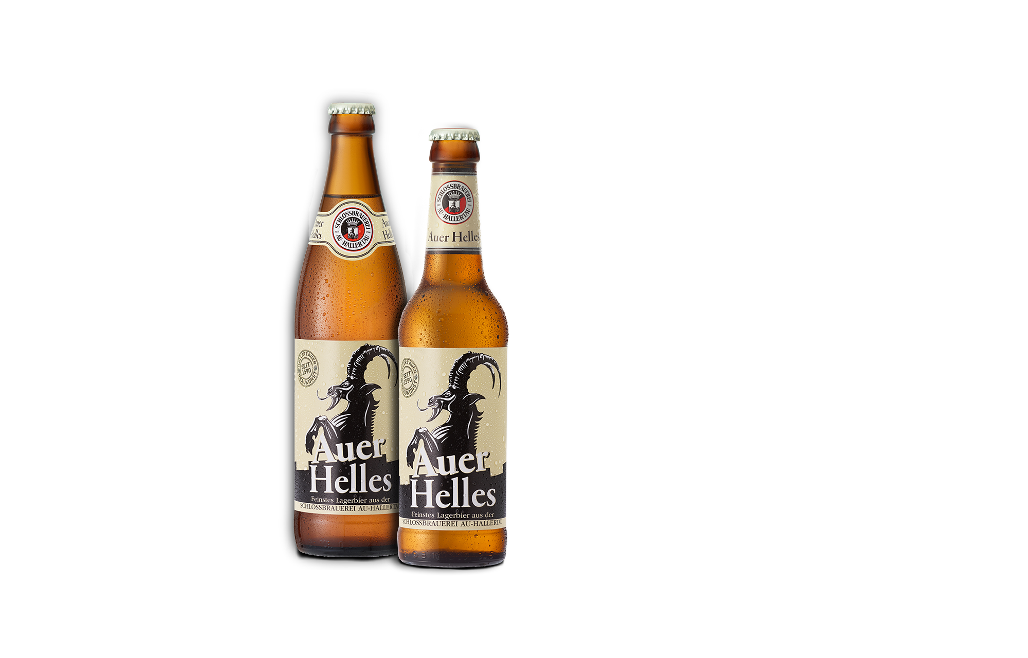 Schloss-Brauerei Au Au i d Hallertau Bier Kunstdruck Reklame A3 80 Gerahmt 